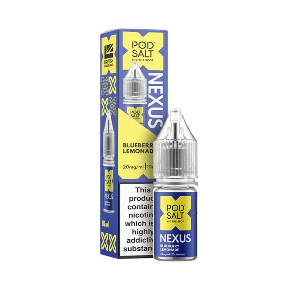  Blueberry Lemonade / 10mg Pod Salt Nexus e liquids 10ml Box of 10