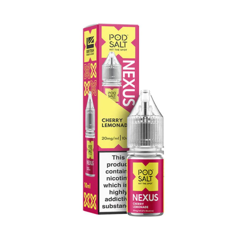  Cherry Lemonade / 10mg Pod Salt Nexus e liquids 10ml Box of 10