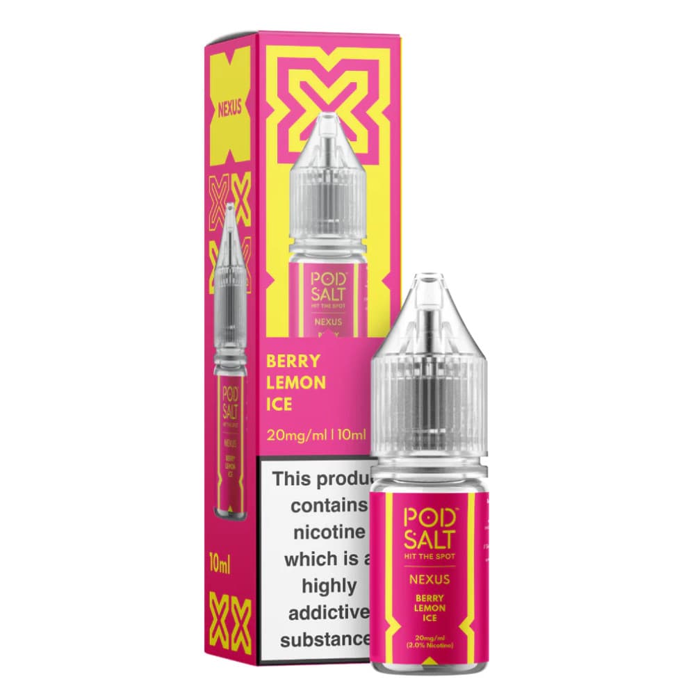  Berry Lemon Ice / 10mg Pod Salt Nexus e liquids 10ml Box of 10
