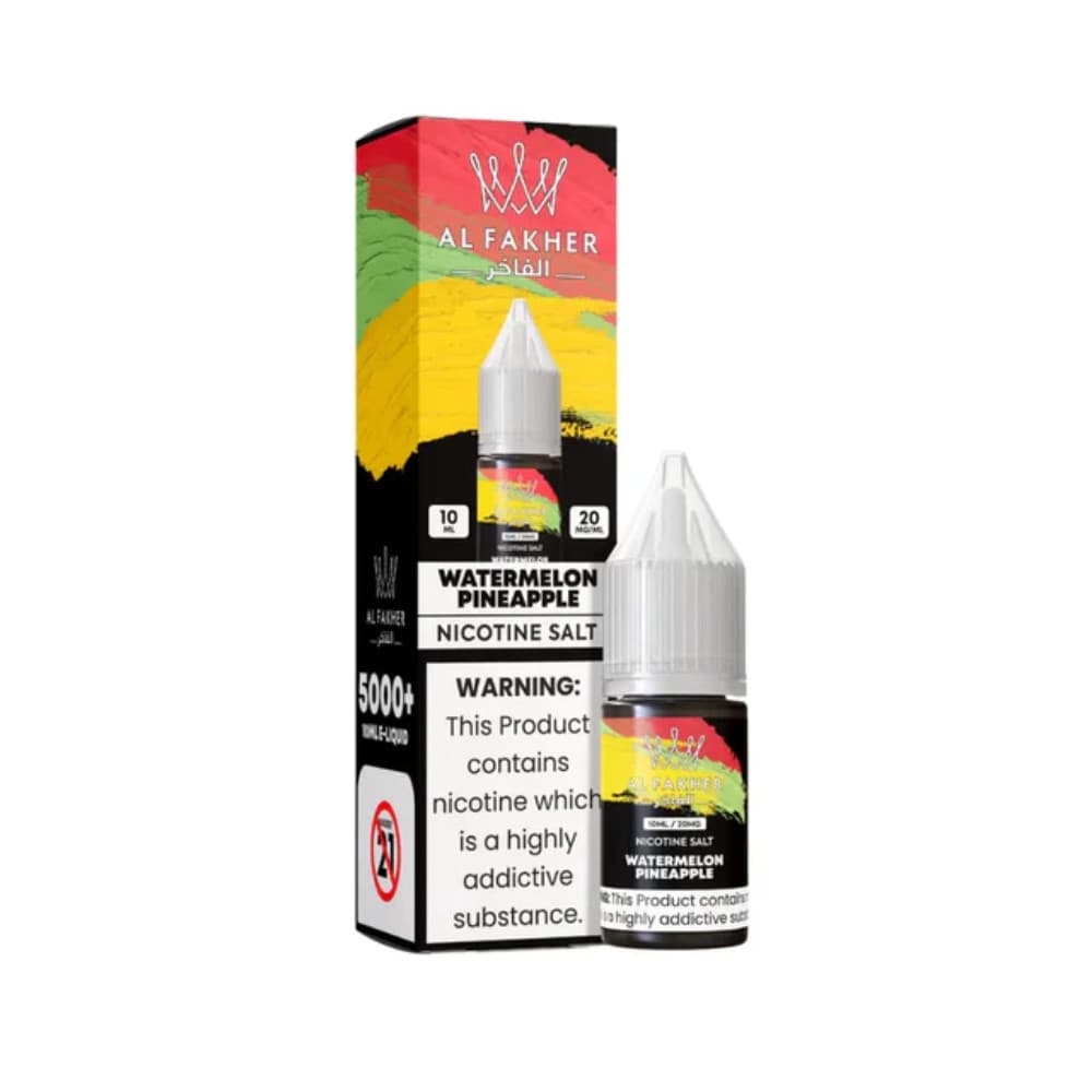 Pineapple Ice / 10mg Al Fakher Nic Salts e liquids 10ml Box of 10