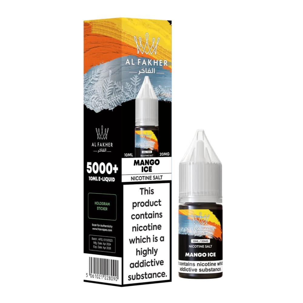  Mango Ice / 20mg Al Fakher Nic Salts e liquids 10ml Box of 10