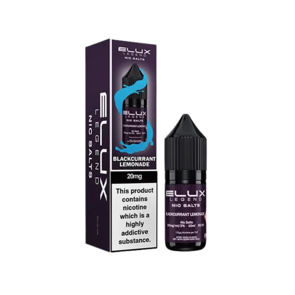  Blackcurrant Lemonade / 10mg Elux Legend Nic Salts E-Liquids 10ml Box of 10