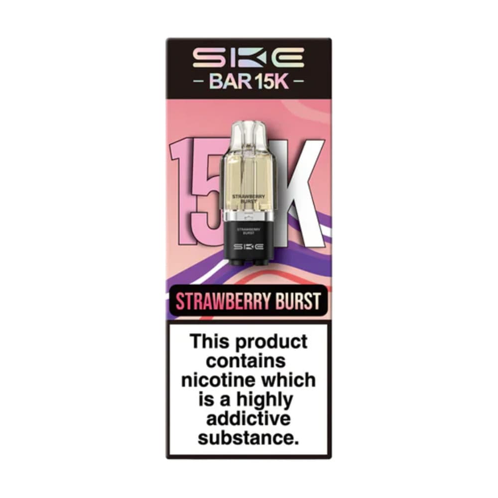  Strawberry Burst Ske Bar 15k Refill Pods Pack of 5