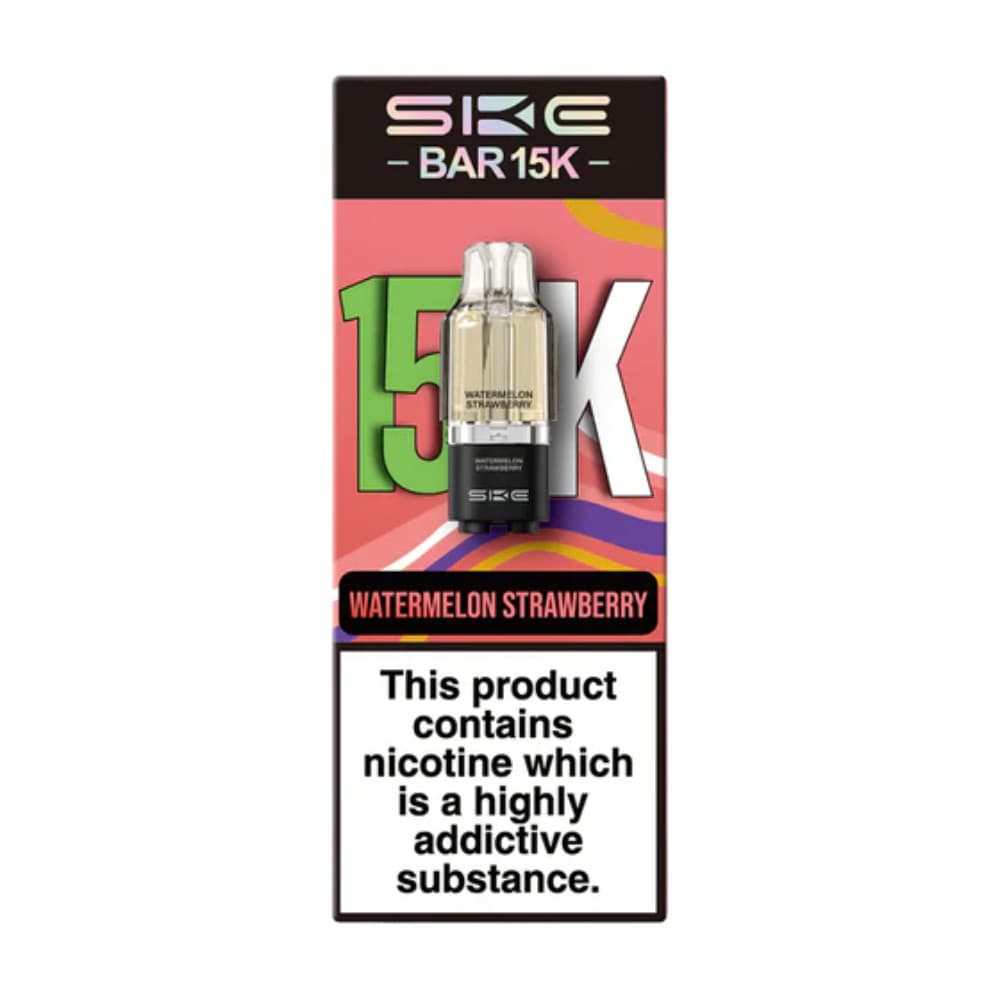  Watermelon Strawberry Ske Bar 15k Refill Pods Pack of 5