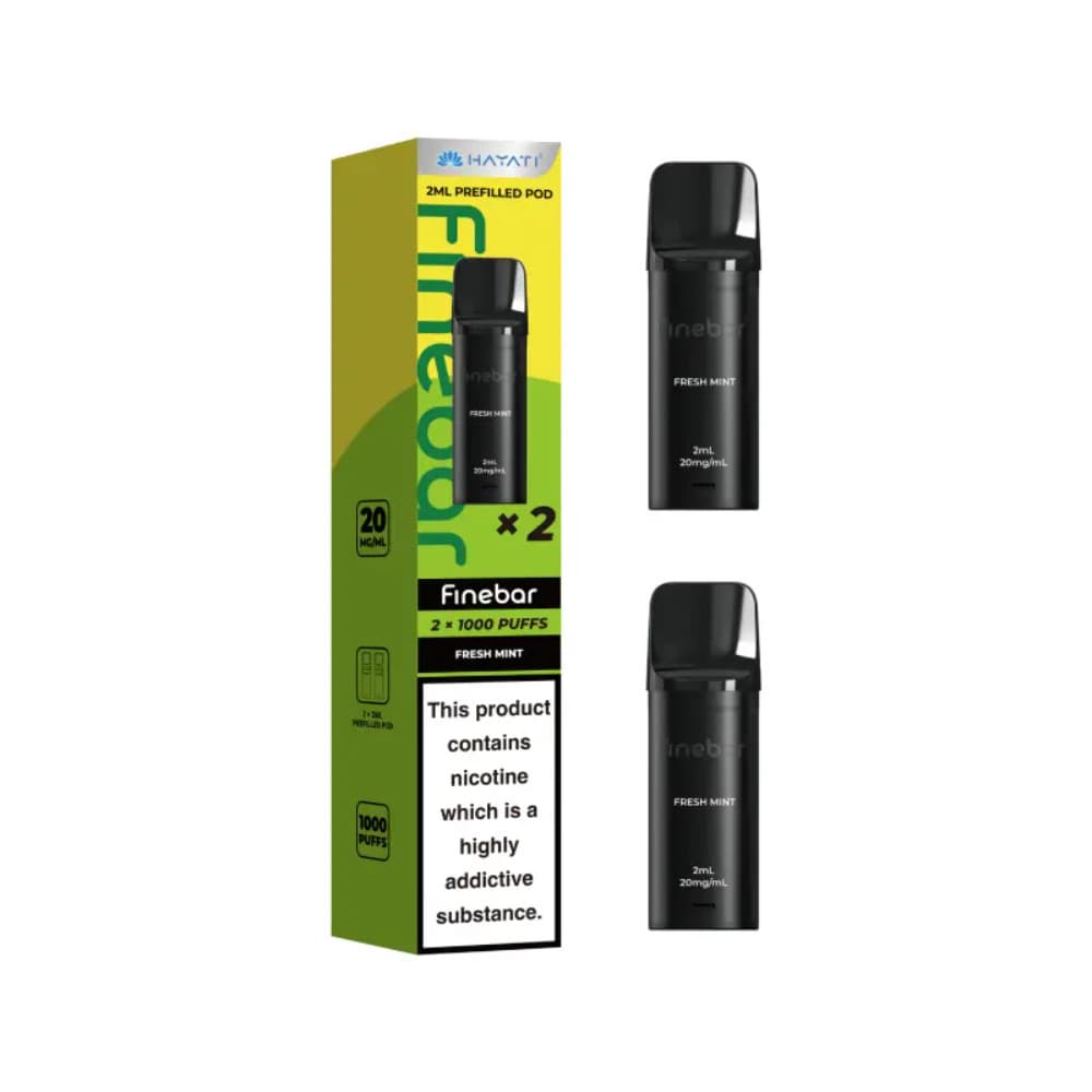  Fresh Mint Hayati Finebar Refill Pods Pack of 10