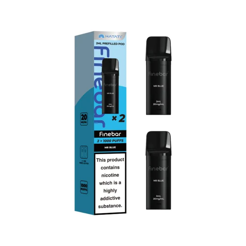  Mr Blue Hayati Finebar Refill Pods Pack of 10